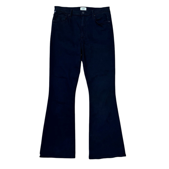 Citizens of Humanity Lilah High Rise Bootcut Flared Black Denim Jeans Size 30x29 - Picture 6 of 11